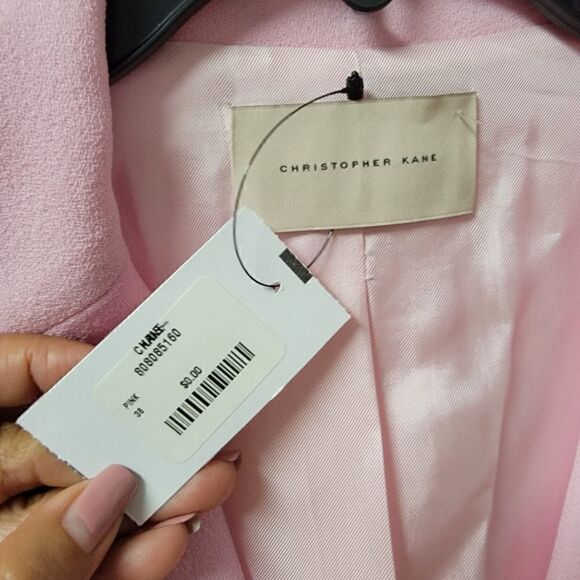 Christopher kane Wool Crepe Pink Blazer 4 - Picture 6 of 11